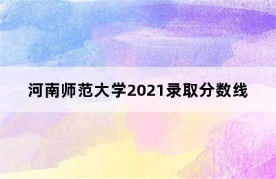 河南师范大学2021录取分数线