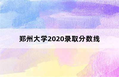 郑州大学2020录取分数线